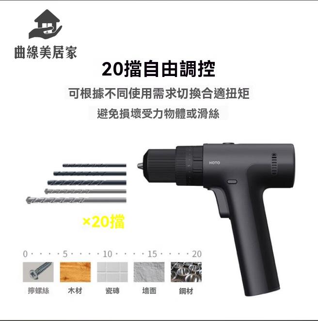 沖擊鉆 電讚 電鉆 HOTO小猴手電鉆工具箱套裝 沖擊鉆鋰電家用充電鉆電動五金 八折減免 特價出 可開發票