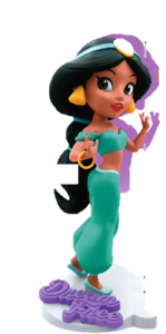 大賀屋 日貨 BP 阿拉丁 COMIC 茉莉公主 公仔 擺飾 模型 迪士尼 公主 Disney 正版 L00011386