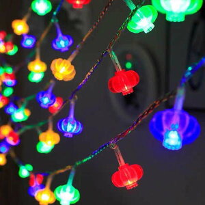 新年喜氣造型彩燈串 LED燈串 燈籠造型 福字 中國結 雙魚燈串 春節裝飾 新年布置 開運招財