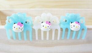 【震撼精品百貨】Hello Kitty 凱蒂貓 鯊魚夾 三入(2藍+1白/3藍)【共2款】 震撼日式精品百貨