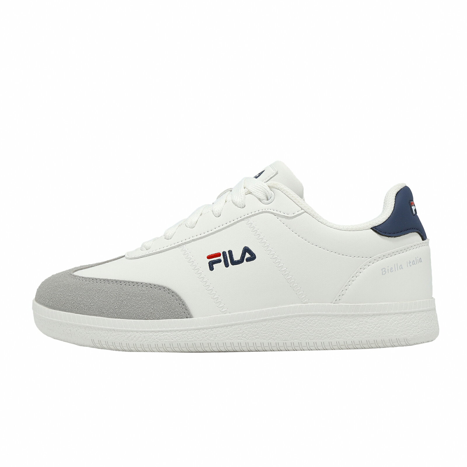Fila 休閒鞋 C920Z 女鞋 米 藍 皮革 板鞋 運動鞋 5C920Z413