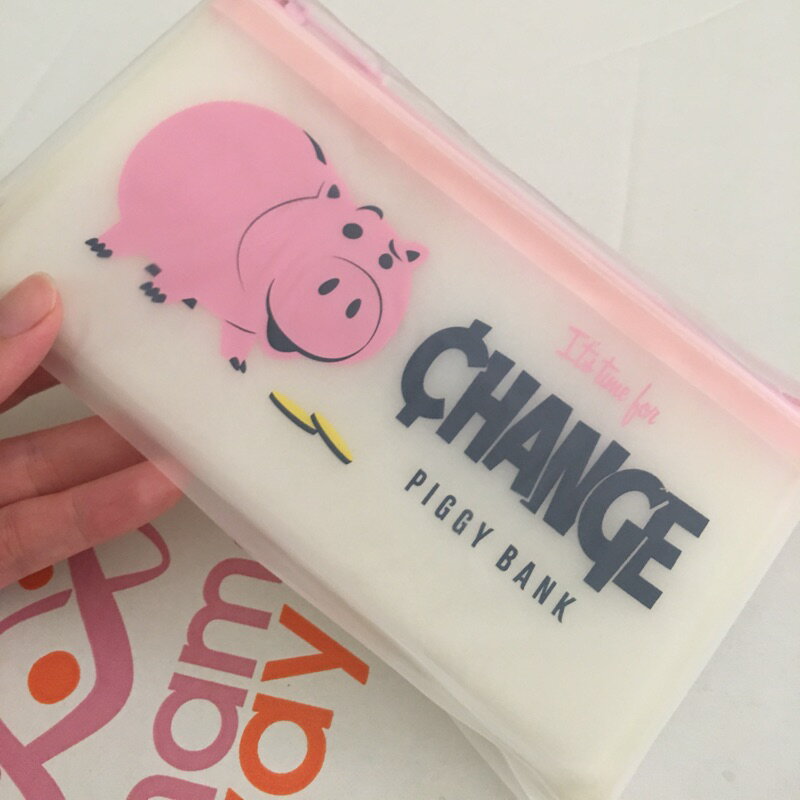 **現貨**玩具總動員 火腿豬 收納袋 [FIFI SHOP]