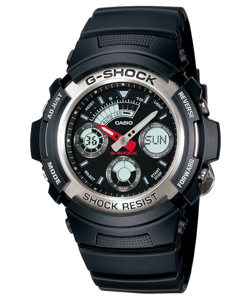 【CASIO】【G-SHOCK】AW-590-1A 台灣公司貨 保固一年 附原廠保固卡