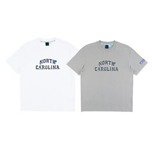 【滿額現折300】NCAA 短T 北卡羅來納 白 灰 球類印花 LOGO 涼感 短袖 T恤 中性 74251007-