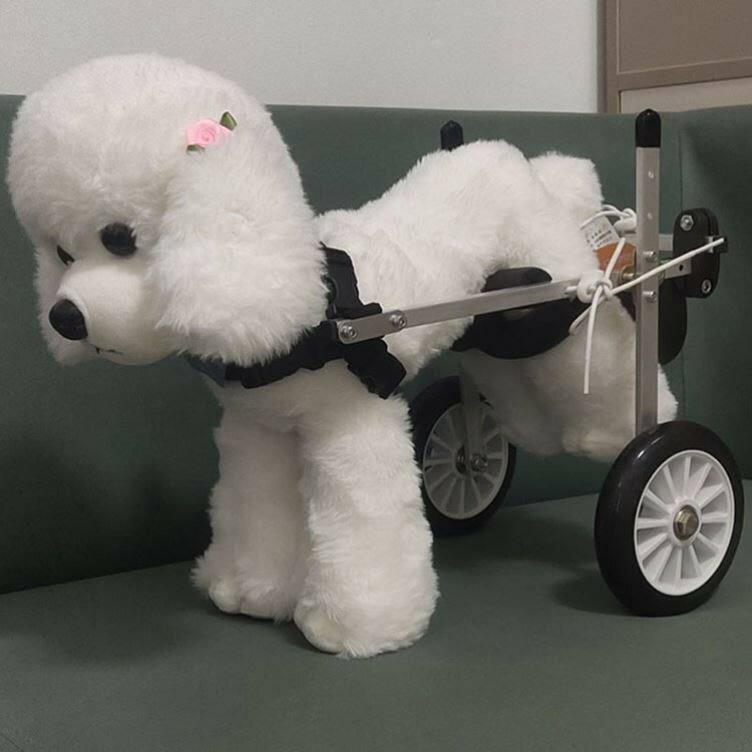 【超多款式咨詢客服】狗狗輪椅車后肢寵物殘疾助力車老年狗癱瘓輔助代步前肢貓咪助行車 3