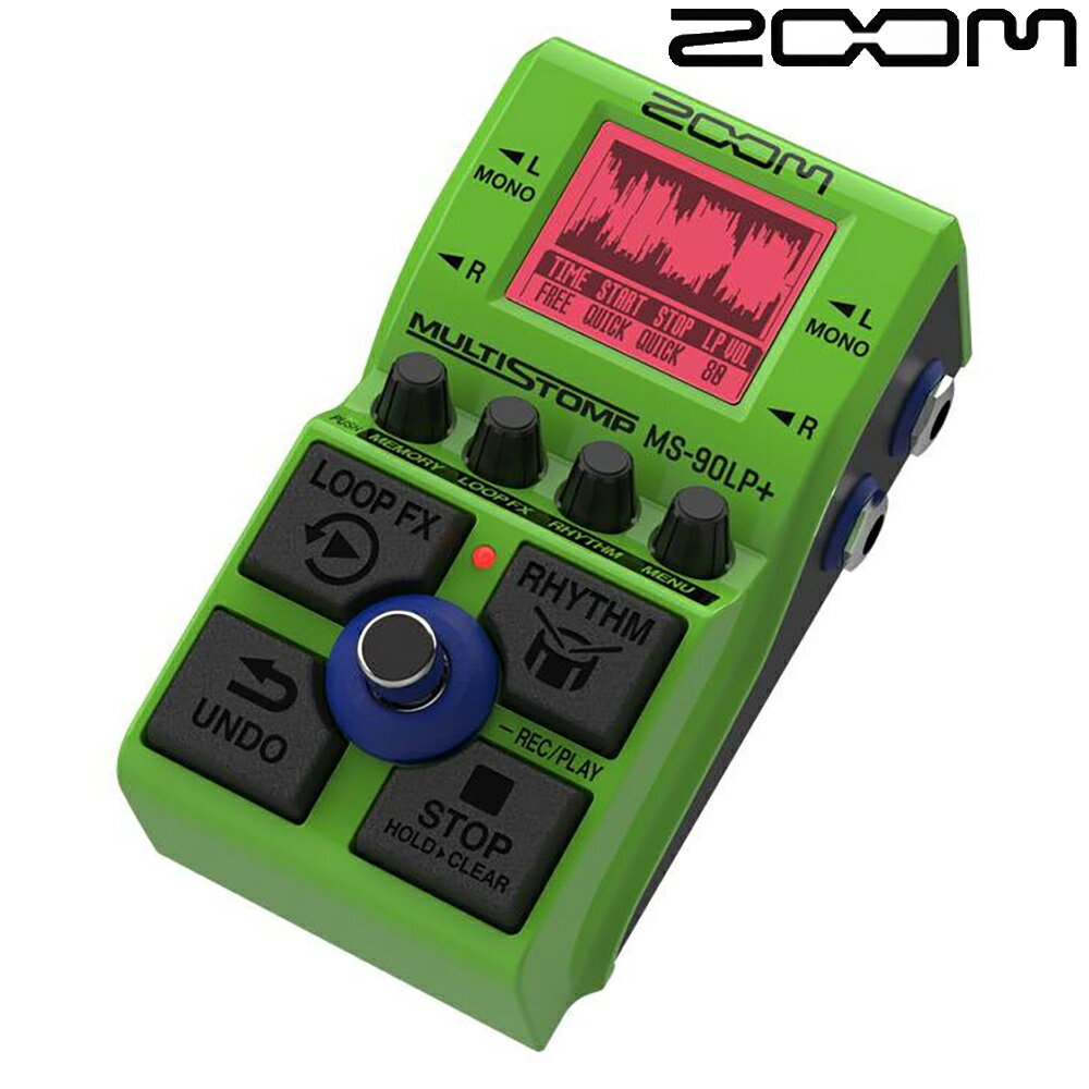 非凡樂器『ZOOM』單顆型綜合Looper迴圈錄音鼓機效果器 MS-90LP+ / 公司貨保固