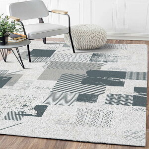 北歐抽象風格客廳地毯現代簡約美式茶幾沙發墊臥室床邊樣板間地墊