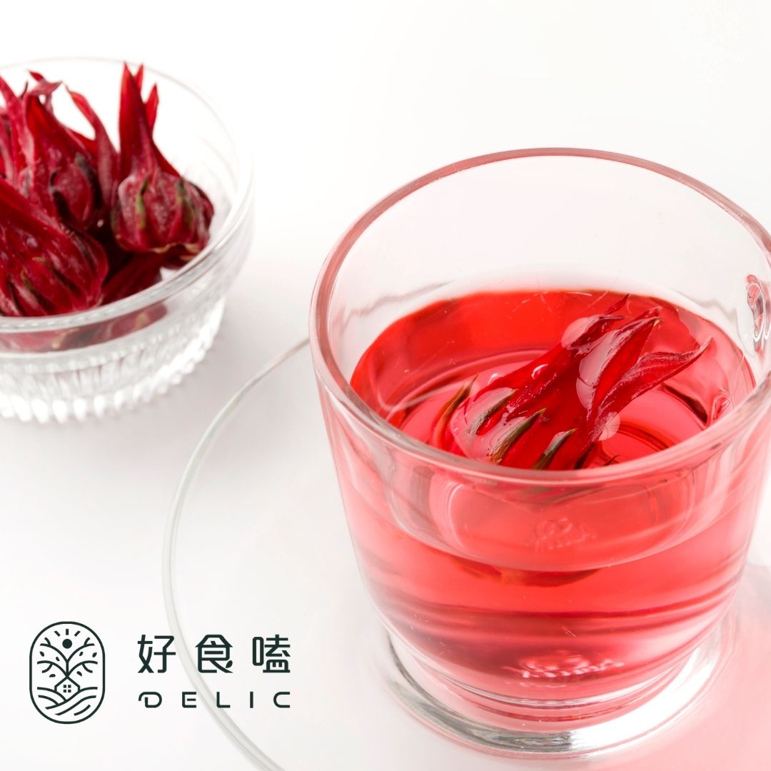 【台東瑰麗紅寶茶】台東天然洛神花茶：酸甜解渴，輕盈暢快！(200g)【Delic好食嗑】
