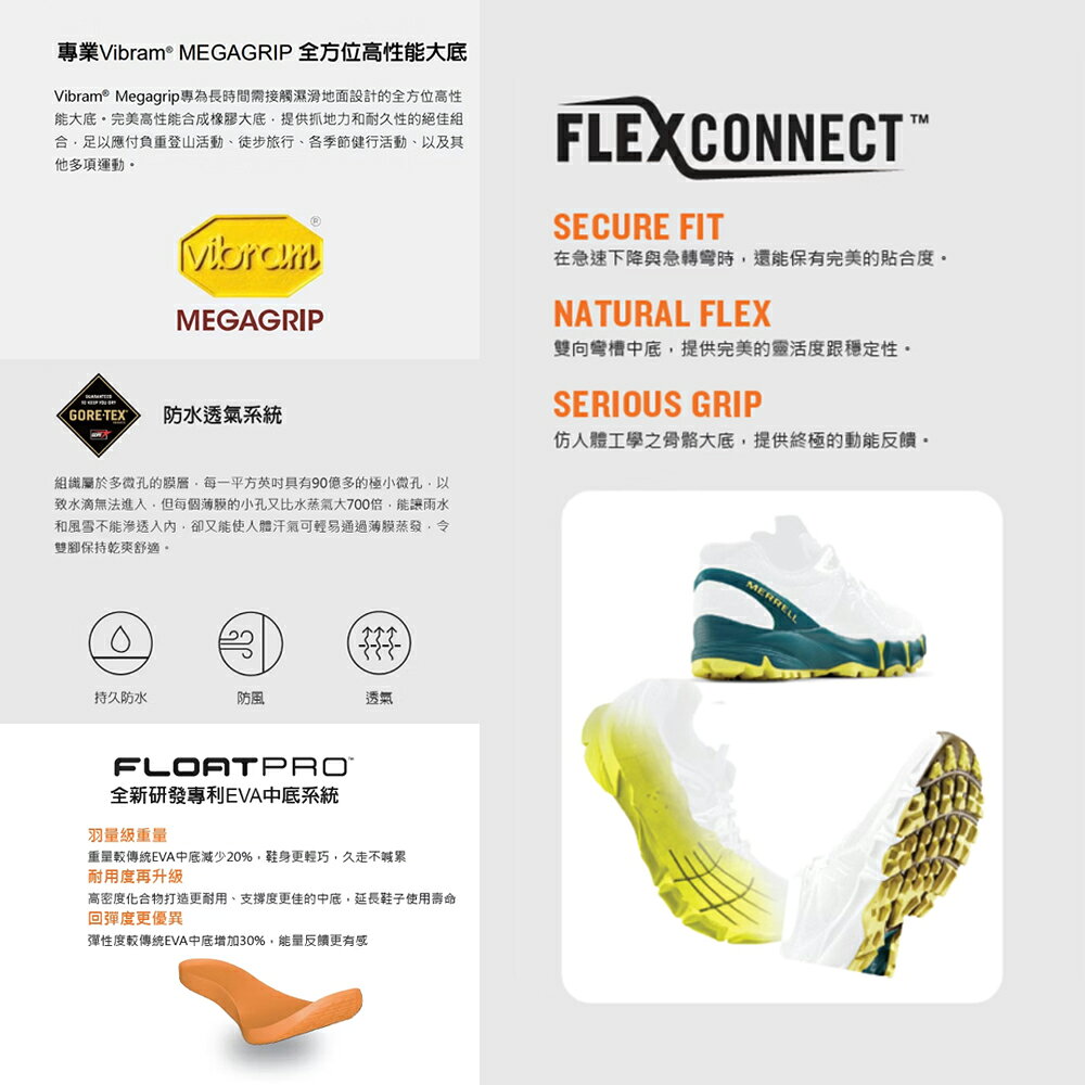 MERRELL(男)MOAB SPEED 2 VENT 2K SE登山健行鞋 男鞋-銀灰色 5