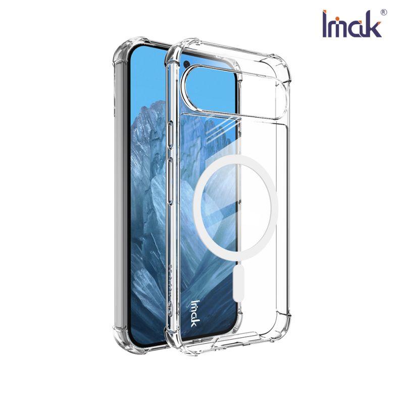 手機殼 防摔殼 Imak 艾美克 Google Pixel 9 Pro XL 太空殼(磁吸款) 雙料殼 透明殼 保護殼 保護套 軟邊 硬背板 不發黃 支援 MagSafe【愛瘋潮】