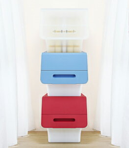 [Keyway聯府] 鄉村直取式整理箱(透明/藍/紅) 收納箱 置物箱 30L 前開式收納箱 衣物箱 HB30/HB31/HB32【139百貨】