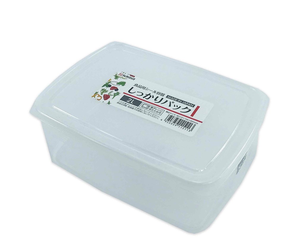 大賀屋 日本製 山田化學 2L nakaya 微波保鮮盒 冷凍保鮮盒 保鮮盒 收納盒 便當盒 保鮮盒 T00110508