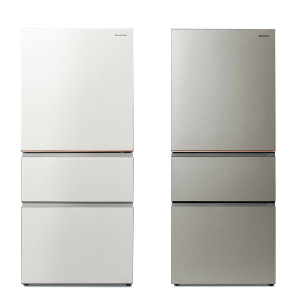 【Panasonic】500L三門日系上質系列 無邊框絲絨鋼板電冰箱 (NR-C505XV)(星礦銀/雪霧白)