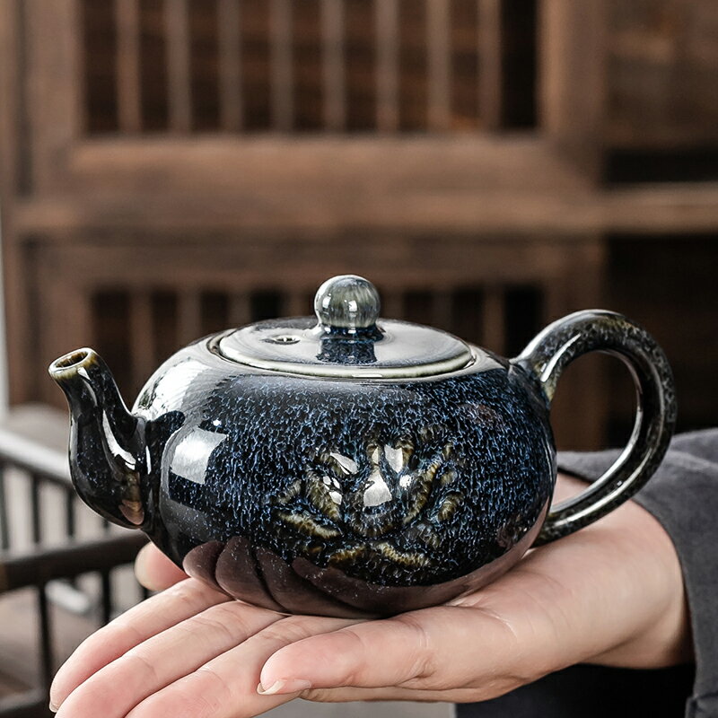 陶瓷茶壺紫砂西施壺開片可養單壺家用現代功夫茶具簡約套裝泡茶器