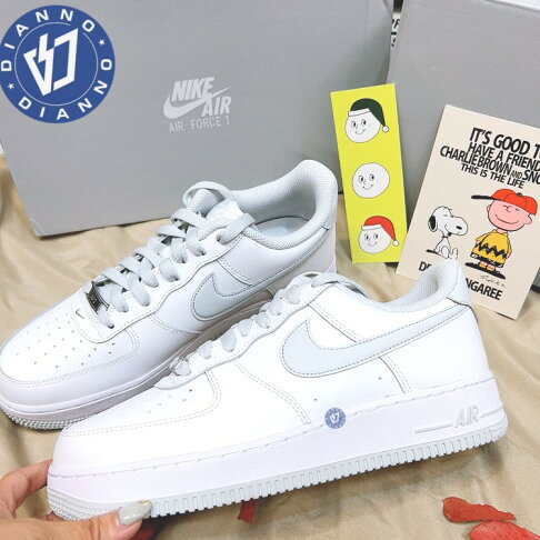 帝安諾-實體店面 NIKE AIR FORCE 迷霧灰白 淺灰 AF1 小DIOR 休閒鞋 男女鞋 DH7561-103 2