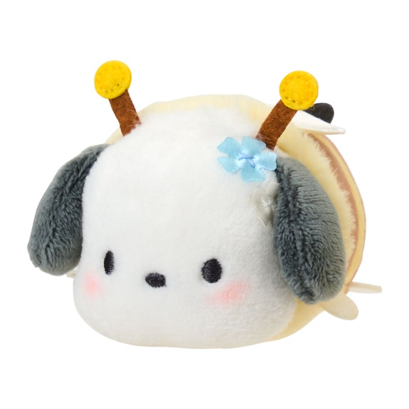asdfkitty*帕恰狗 蜜蜂 造型絨毛玩偶-可當包包吊飾 掛飾-日本正版