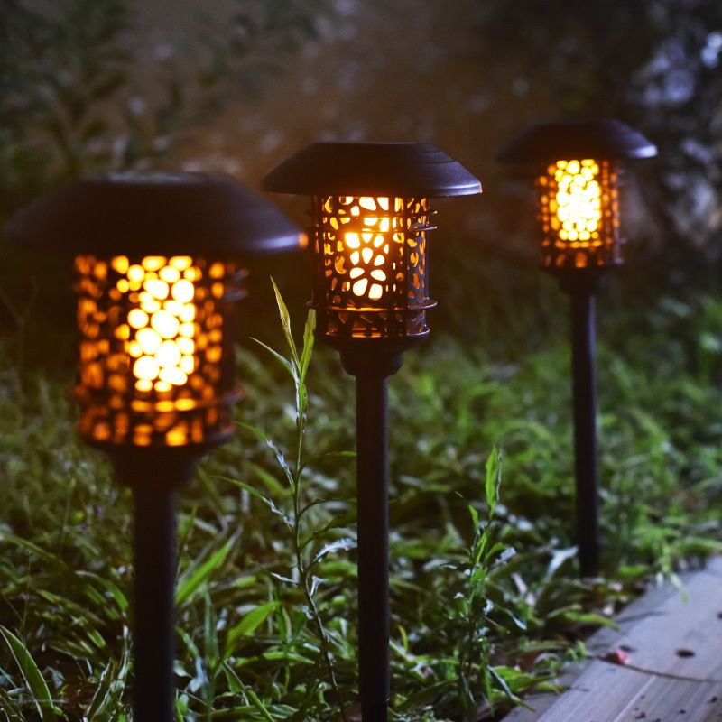 可打統編 太陽能燈戶外草坪燈家用氛圍LED花園別墅庭院景觀裝飾防水地插燈 5