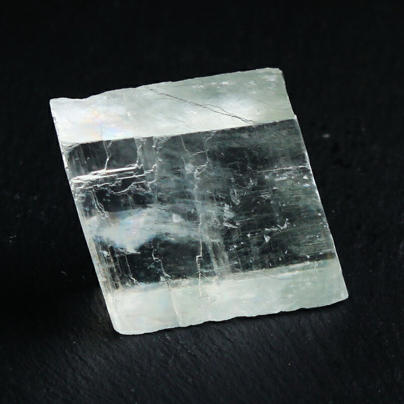 如鴻水晶原石天然方解石礦石擺件白色半透體礦物晶體標本石教學