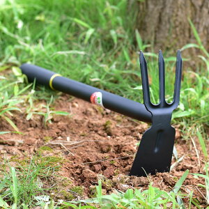 錳鋼加厚用種花種菜鋤頭戶外園藝挖土挖筍兩用鋤頭