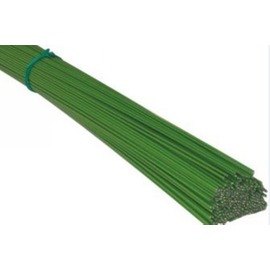 【園藝鐵線-03250】DIY花支架用 綠色包塑鐵線 包塑鐵絲 直徑3.2mm*50cm 20支/包-5101001*