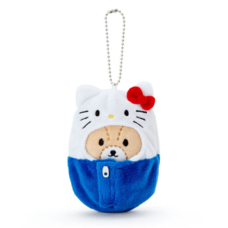 【震撼精品百貨】Hello Kitty 凱蒂貓 造型絨毛吊飾-睡袋 震撼日式精品百貨