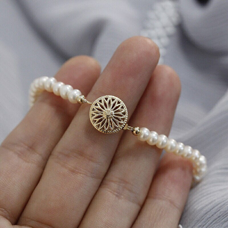 美國14K包金扣配件空托 項鏈扣手鏈扣單排扣 2排扣 3排扣 diy配件 0