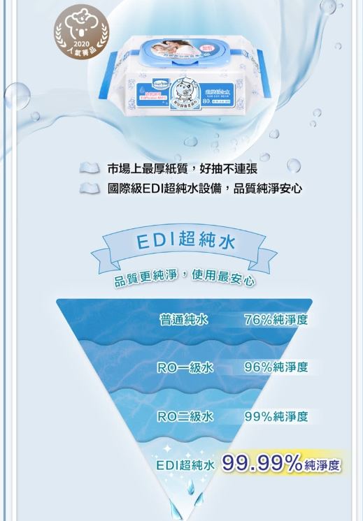 【Baan 貝恩】全新配方嬰兒保養柔濕巾（80抽X3包/袋） *超商一筆訂單最多2袋 4