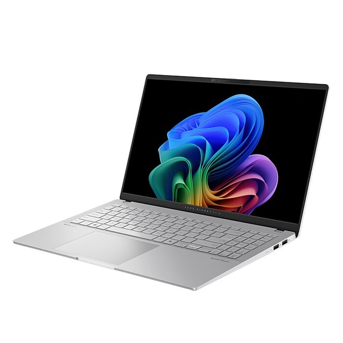 ASUS 華碩Vivobook S 15 OLED 15.6吋AI筆電銀色(SnapdragonX Plus 8核心/16GB/1TB/WIN11/S5507QA-0088S1P42100)