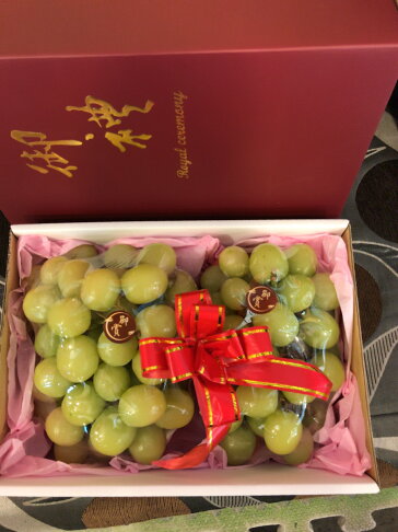 日本山梨縣麝香葡萄保證空運一箱3公斤約5房/單房約600~700g【皇家果物】低溫免運 3