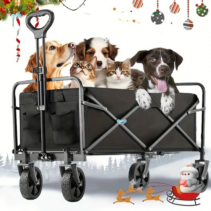 Heavy Duty Folding Wagon Cart Heavy Duty Large Capacity