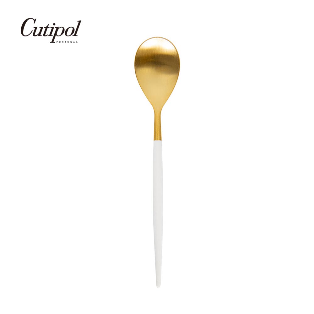 葡萄牙Cutipol MIO系列18.5cm點心匙 (白金)