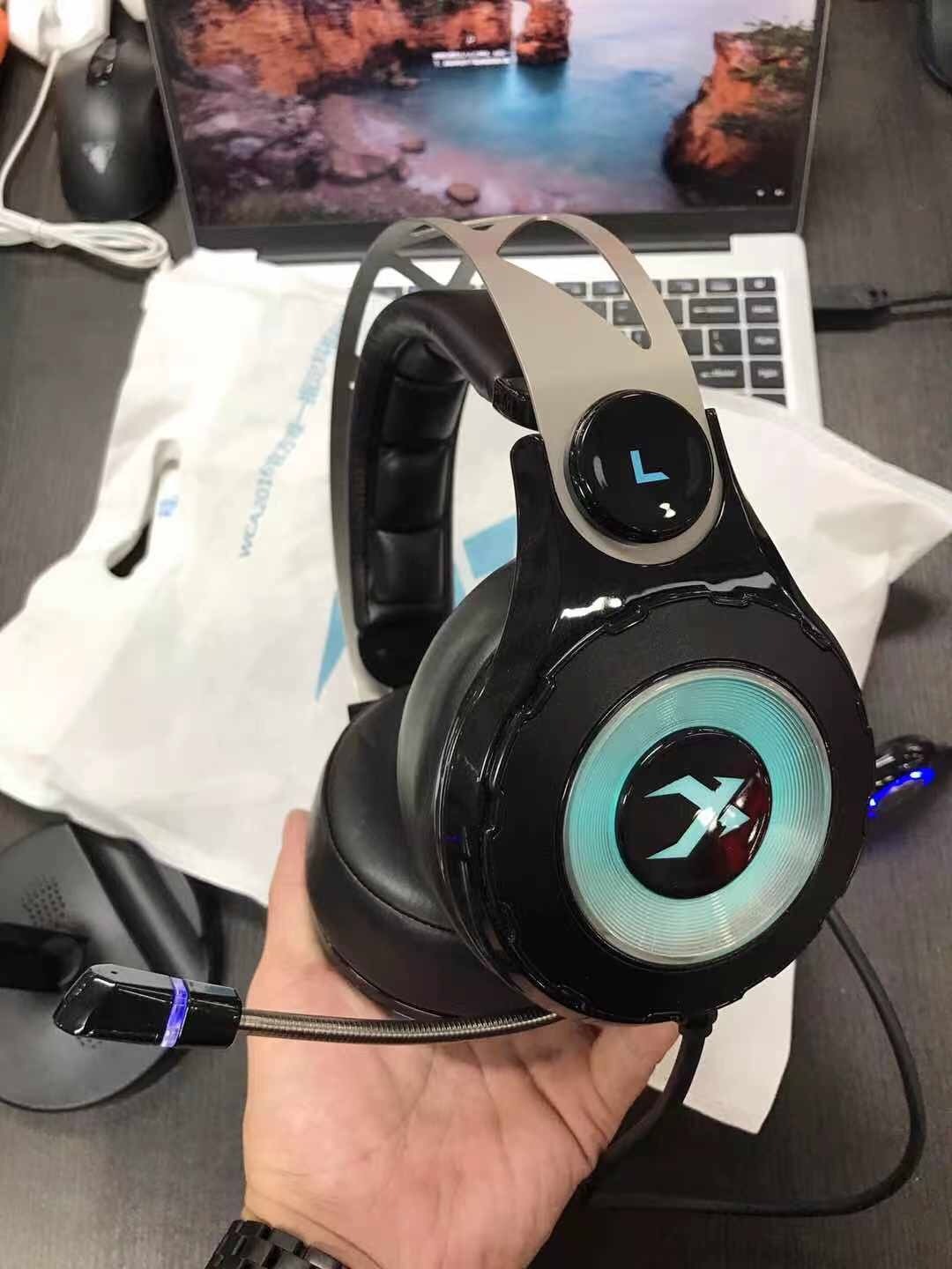 西伯利亞T18 遊戲電競帶麥頭戴式耳機有線7.1單usb即插即用筆記本【北歐家居生活】