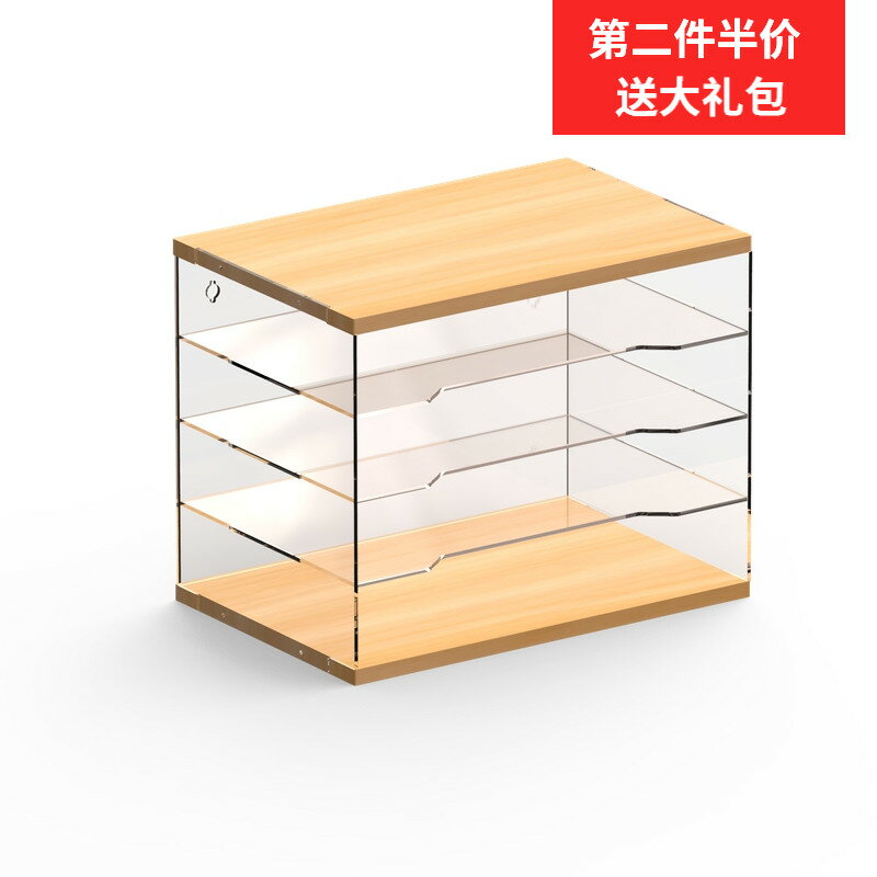 分層a4檔案架子桌面多層資料架辦公用品收納桌上書架欄框分類辦公桌收納架木質置物架檔案夾透明亞克力收納盒