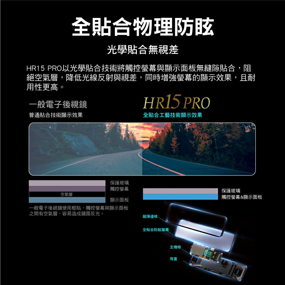 大通 HR15 PRO 2K GPS-WIFI 頂級電子後視鏡＋128G記憶卡(送免費安裝) 4