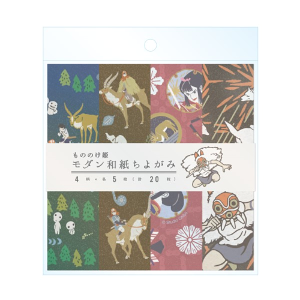 真愛日本 宮崎駿 吉卜力 魔法公主 日本製 日式 和紙 千代紙 摺紙 摺紙鶴 美勞 裝飾