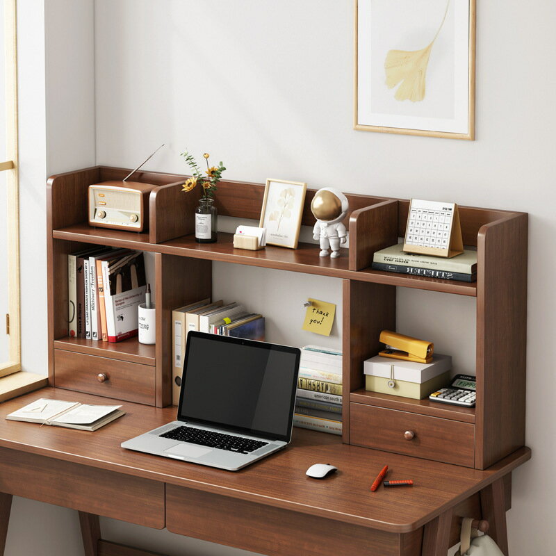APP下單享點數9% 桌上書架置物架多層簡易小型學生宿舍辦公室書桌桌面收納架大容量