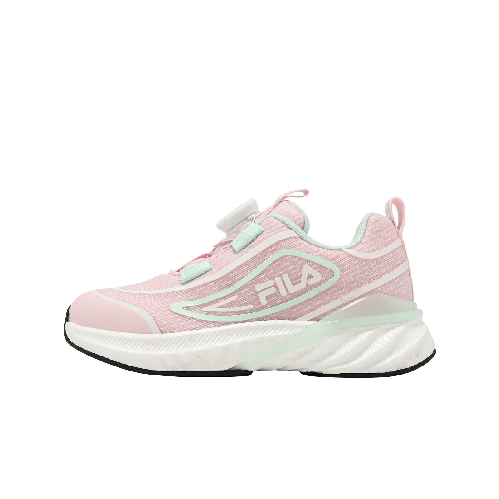 Fila 慢跑鞋 J810A 中大童鞋 小朋友 女鞋 粉 旋鈕 運動鞋 3J810A531
