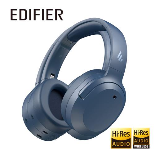 EDIFIER W820NB Plus 雙金標抗噪藍芽耳罩耳機 海軍藍