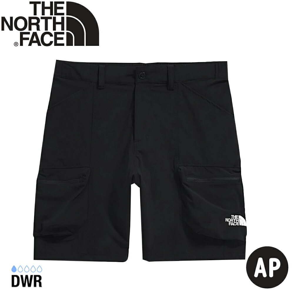 【The North Face 美國 男 排汗短褲 AP《黑》】883Q4H0/休閒短褲/運動短褲/戶外短褲