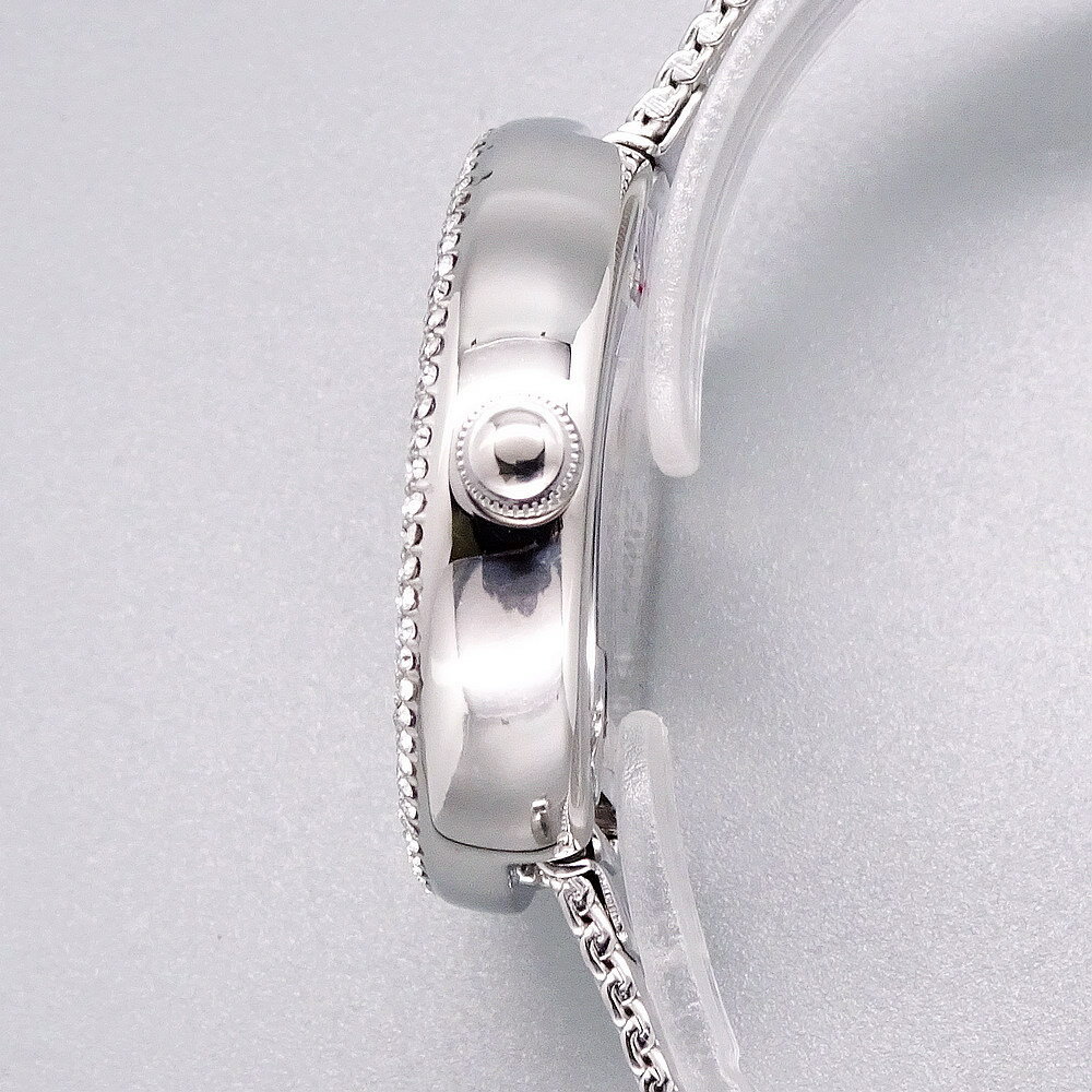 ARMANI 珠光寶氣的時尚優質女性晶鑽米蘭式腕錶-銀-AR11380｜樂天信用卡