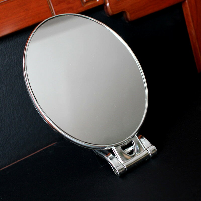 臺式化妝鏡放大雙面鏡梳妝臺面家用臥室桌面公主鏡子歐式高清可掛