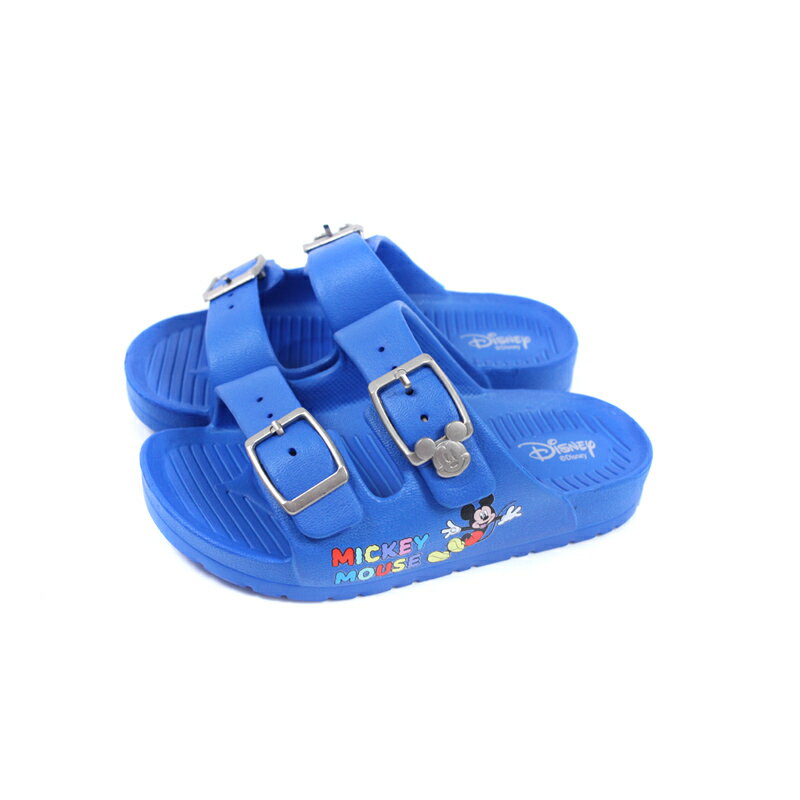 Disney Mickey Mouse 迪士尼 米奇 雙帶拖鞋 中童 童鞋 藍色 D121023 no056
