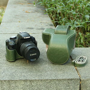 適用佳能850D相機包760D皮套750D保護套700D綠色77D單反攝影包650D斜挎包600D全包550D/500D