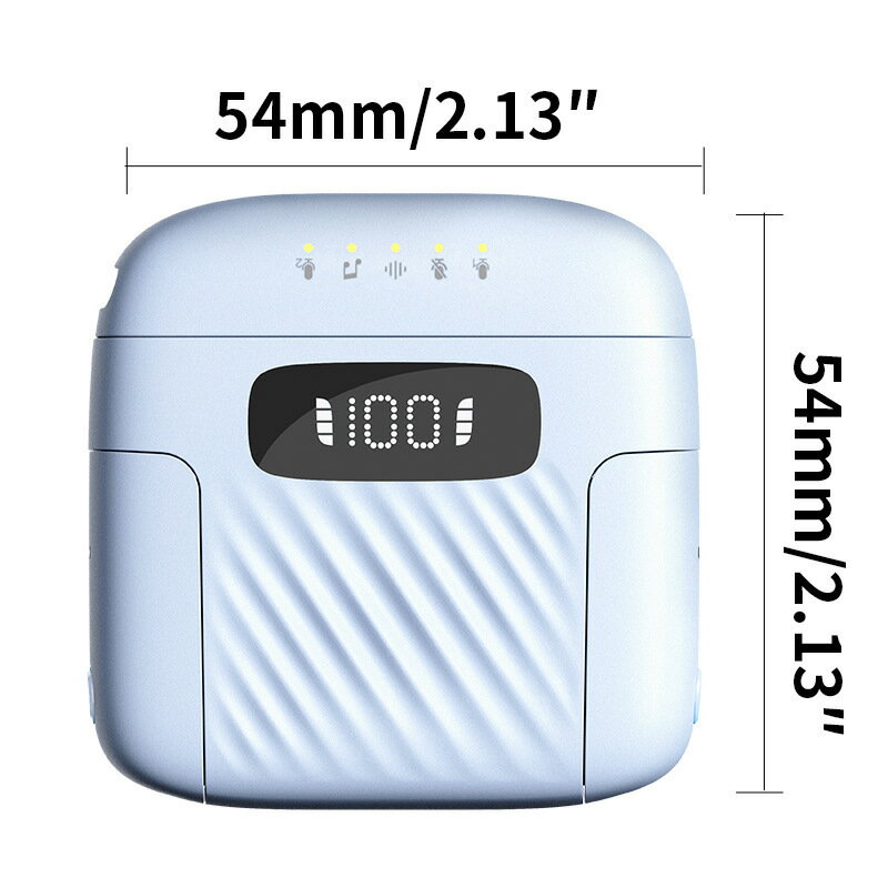 新款M8迷你無線領夾麥克風一拖二帶充電倉抖音直播智慧降噪領夾麥【北歐家居生活】