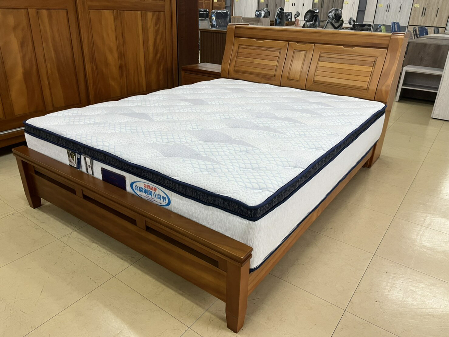 【尚品傢俱】676-22 潼恩 5尺膠原蛋白獨立筒床墊~另有3.5尺 / 6尺 / 6x7尺~