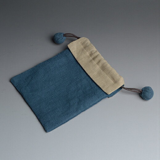 復古棉麻手串袋 文玩袋 收納布包茶杯袋手串包茶具布包茶具茶布袋 5