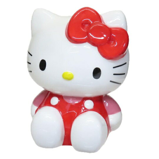 【震撼精品百貨】Hello Kitty 凱蒂貓~日本SANRIO三麗鷗 KITTY陶瓷存錢筒-坐姿款*27649
