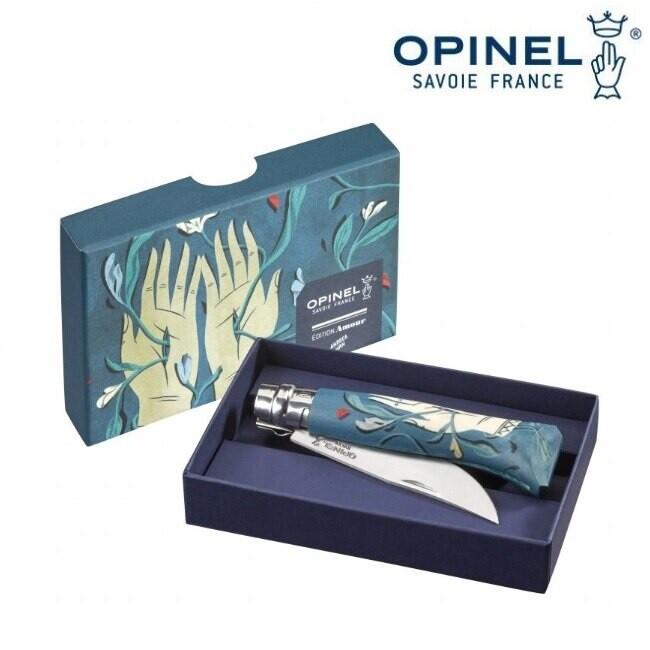 OPINEL 以愛之名 藝術家Andrea Wan創作限量版 法國製不鏽鋼折刀 N°08 OPI 002315