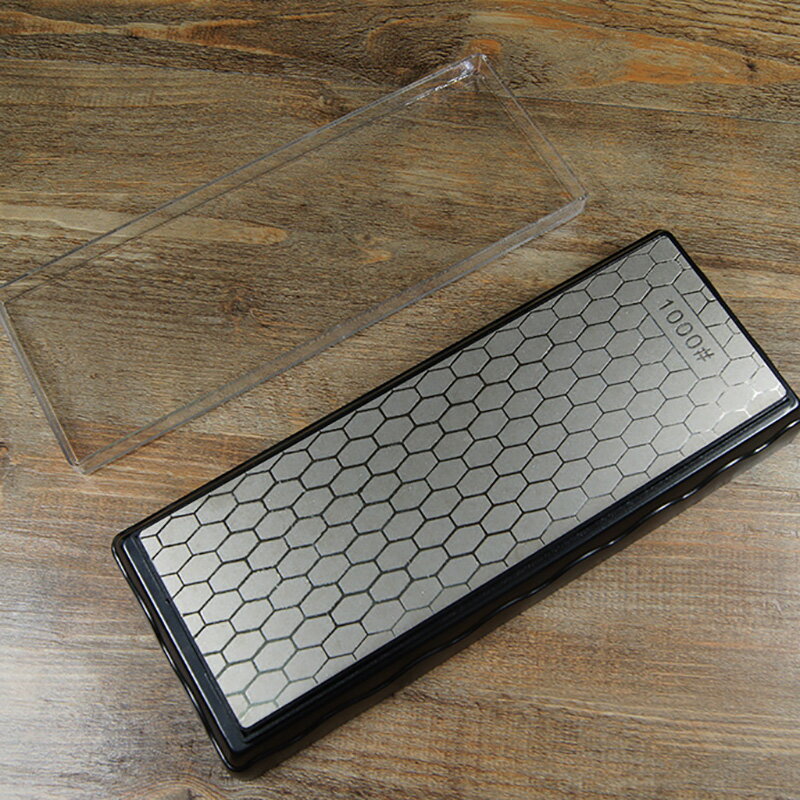 雙面金剛石磨刀器磨刀石 磨刨刀專用大尺寸 400#，1000# 定製新品1入
