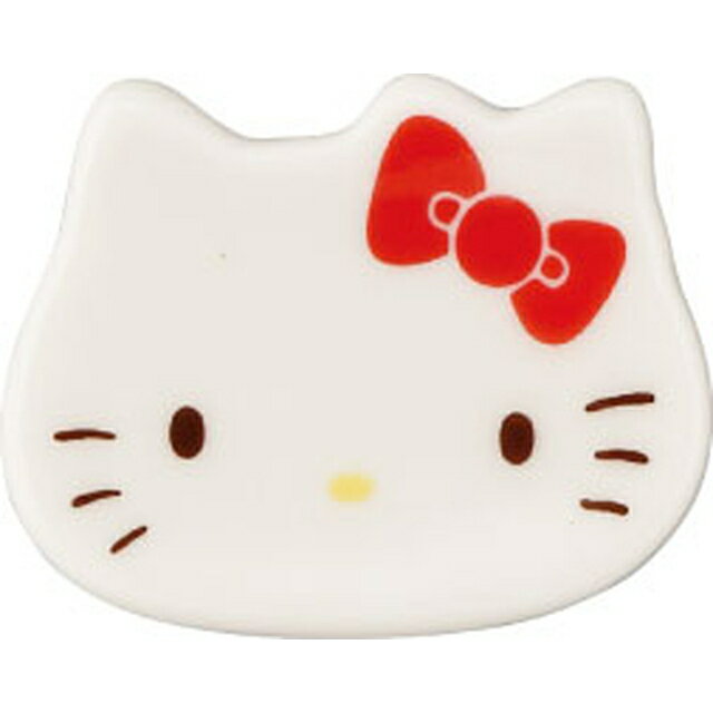 【震撼精品百貨】Hello Kitty_凱蒂貓~日本三麗鷗Sanrio KITTY造型陶瓷筷架-大臉紅*22633